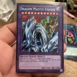 Dragon Master Knight LCKC-EN065 Unlimited Secret Rare NM +Bonus FREE SHIPPING! - Image 1