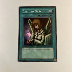 Yugioh! Graceful Charity BIP-S040 Super Rare 1st Edition Spanish NM - Image 1
