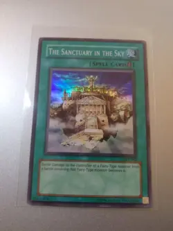 YU-GI-OH! The Sanctuary in the Sky. AST-042. Super Rare Spell. TCG CCG Yugioh - Image 1