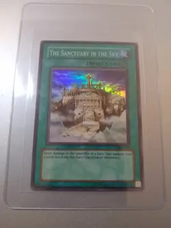 YU-GI-OH! The Sanctuary in the Sky. AST-042. Super Rare Spell. TCG CCG Yugioh - Image 3