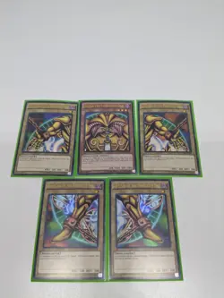yugioh exodia the forbidden one complete set ygld ultra rare S028 Green Sleeves - Image 1