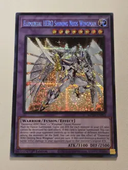 Elemental HERO Shining Neos Wingman MP24-EN062 Prismatic Secret Rare Yugioh NM - Image 1