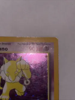 Pokemon TCG Hypno Fossil Holo Card 8/62 Unlimited Rare HP - Image 3