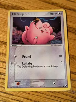 Pokemon Card Cleffa Ex Unseen Forces Reverse Holo 53/115 VLP Condition - Image 1