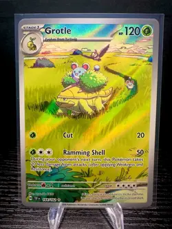 Grotle 164/162 SV05: Temporal Forces Holo Illustration Rare Pokemon TCG Card NM - Image 1