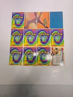 Topps Pokemon 1999 Lot 121 Cards VG 11 Holo + Vintage yellow Bulbasaur Binder - Image 2