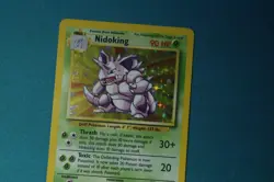Nidoking - 11/102 - Pokemon Base Set Unlimited Holo Rare Card WOTC MP - Image 3
