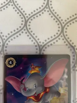 Dumbo lorcana tcg card legenday fabled 45/204 ninth wonder of the universe - Image 5