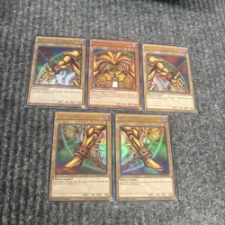 ULTRA RARE Exodia The Forbidden One (5 Card Set) YGLD 1st Edition Holo Yugioh - Image 1