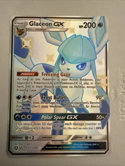 Glaceon GX SV55/SV94 Hidden Fates: Shiny Vault Pokemon TCG Card M/NM - Image 1