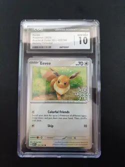 Eevee (Holiday Calendar) 133/165 Miscellaneous Cards & Products Holo CGC 10 - Image 1