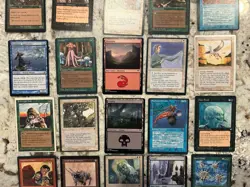 Mtg Miscut Lot x20 - Magic The Gathering Miscut Card Lot Miscut Cards Lp-Played - Image 3