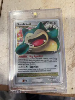 Snorlax LV.X Holo Card 111/111 Rising Rivals Series (Is Laminated And Dmg) - Image 1