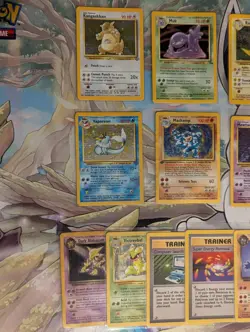 Vintage Pokemon Card Lot WOTC Holo Base Fossil Gym Fearow Raichu Moltres Mewtwo - Image 3