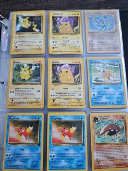 Vintage Pokemon Card Binder Collection - Base, Jungle, Fossil, Team Rocket, 200 - Image 1