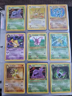 Vintage Pokemon Card Binder Collection - Base, Jungle, Fossil, Team Rocket, 200 - Image 2