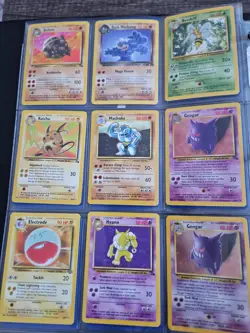 Vintage Pokemon Card Binder Collection - Base, Jungle, Fossil, Team Rocket, 200 - Image 3