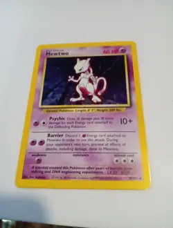 7 Different Mewtwo Pokemon Cards NM. Base Mewtwo Lightly Played Showed Pictures - Image 1