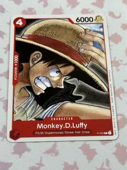 One Piece Card Game - Monkey D. Luffy (One Piece Film Red) P-022 Promo Card N/M - Image 1
