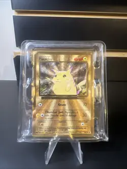 Pikachu Gold Metal Card 58/102 - Celebrations 25th Anniversary - Pokemon TCG - Image 1