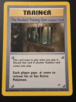 Pokemon 1999-2000 The Rockets Training Gym #104/132 Gym Heros Raw Card - Image 1