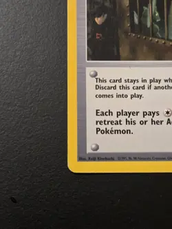 Pokemon 1999-2000 The Rockets Training Gym #104/132 Gym Heros Raw Card - Image 2