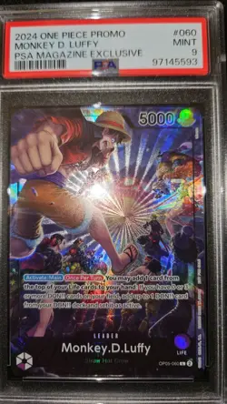 Monkey.D.Luffy (PSA Magazine) OP05-060 One Piece Promotion Cards Foil - Image 1