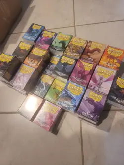 Dragon Shield Sleeve 38 box Lot (100 ct-Pack) - Dragon Shield Card Sleeves NEW - Image 1