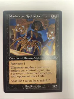 MTG - Marionette Apprentice Retro Frame Modern Horizons 3 Non Foil Free Shipping - Image 1