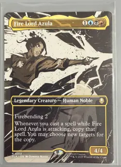 Fire Lord Azula (0313) (Borderless) Avatar: The Last Airbender (Normal/Non-Foil) - Image 1