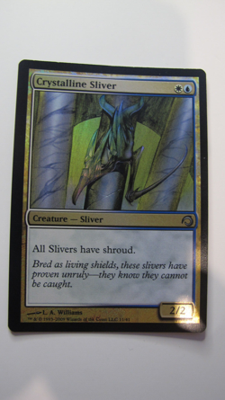 Magic The Gathering - Crystalline Sliver - FOIL - Excellent - Image 1