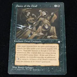 Magic the Gathering 1x Dance of the Dead Ice Age x1 MP MTG - Image 1