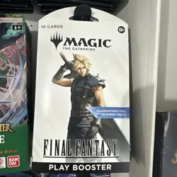 Magic the Gathering Sleeved Play Booster Pack Universes Beyond Final Fantasy - Image 1