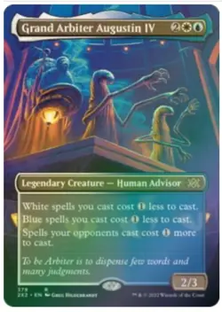 MTG Grand Arbiter Augustin IV Borderless Foil- NM/M - Image 1
