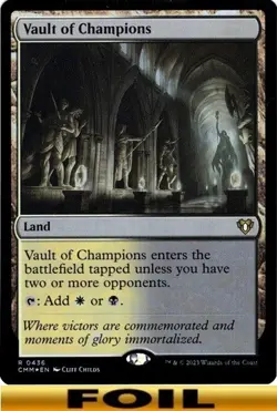 1x - Vault of Champions - FOIL #436 - Commander Masters - NM MTG - Image 1