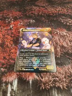 Locke Treasure Hunter Borderless Chocobo Track Foil Final Fantasy Mtg - Image 1