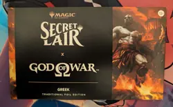 Magic The Gathering PlayStation God Of War Greek Traditional Foil Secret Lair - Image 1