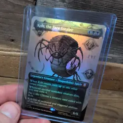 mtg borderless foil Koh the Face Stealer, Avatar the Last Airbender, NM - Image 1