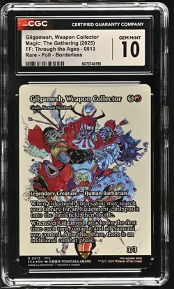 GODO, BANDIT WARLORD Final Fantasy Gilgamesh, Weapon Collector Foil CGC 10 MTG - Image 1