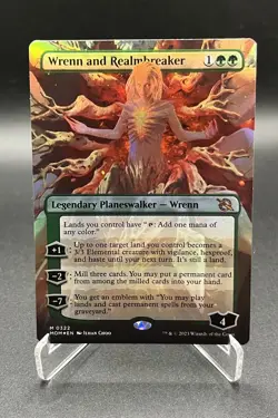 Wrenn and Realmbreaker #322 - Mythic Borderless FOIL MOM - MTG Magic - Image 1