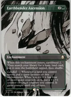MTG - Earthbender Ascension (Borderless) 307 Avatar: The Last Airbender R - Image 1