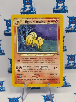 Light Ninetales 50/105 - Neo Destiny Pokemon - LP - Image 1