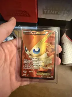 Pokemon TCG Victini EX Full Art Ultra Rare Holo Card 131/135 Plasma Storm - Image 3