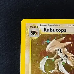 Pokemon TCG Kabutops Fossil 9/62 Unlimited Holo Rare LP - Image 2
