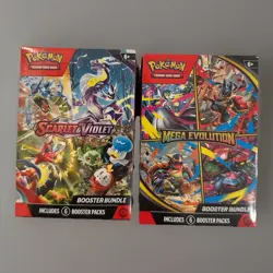 Pokemon TCG: Phantasmal Flames & Scarlet Violet Booster Bundles - Factory Sealed - Image 1