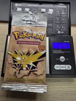 HEAVY! 21.66g Pokemon Fossil Booster Pack Long Crimp FACTORY SEALED - WOTC - Image 4