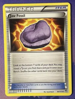 Pokemon TCG Jaw Fossil 94/111 XY-Furious Fists Regular - Image 1
