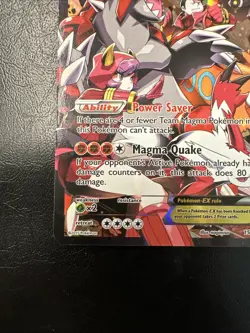 Pokemon TCG Full Art Ultra Rare Holo Groudon Ex Team Magmas 2015 NM H - Image 4