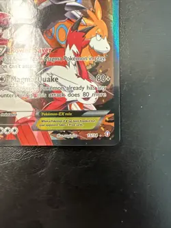 Pokemon TCG Full Art Ultra Rare Holo Groudon Ex Team Magmas 2015 NM H - Image 5