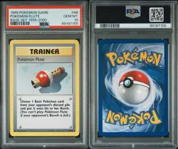 1999 POKEMON BASE SET 1999-2000 #86 POKEMON FLUTE PSA 10 - Image 3